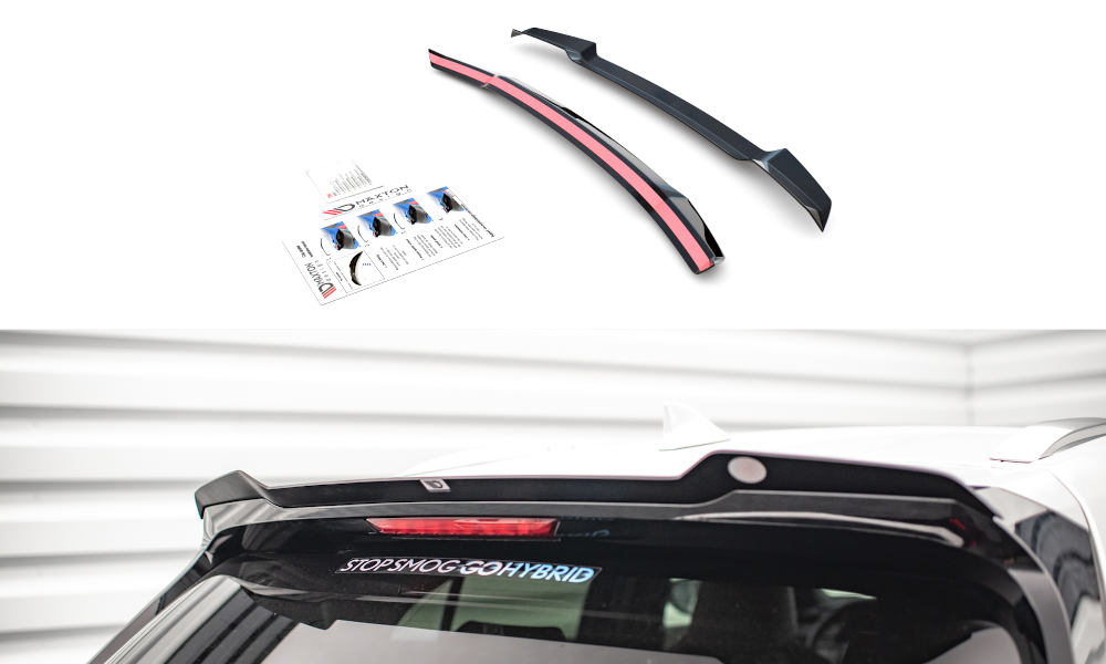 Heck Spoiler Aufsatz Abrisskante passend für Lexus UX F-Sport Mk1 schwarz Hochglanz