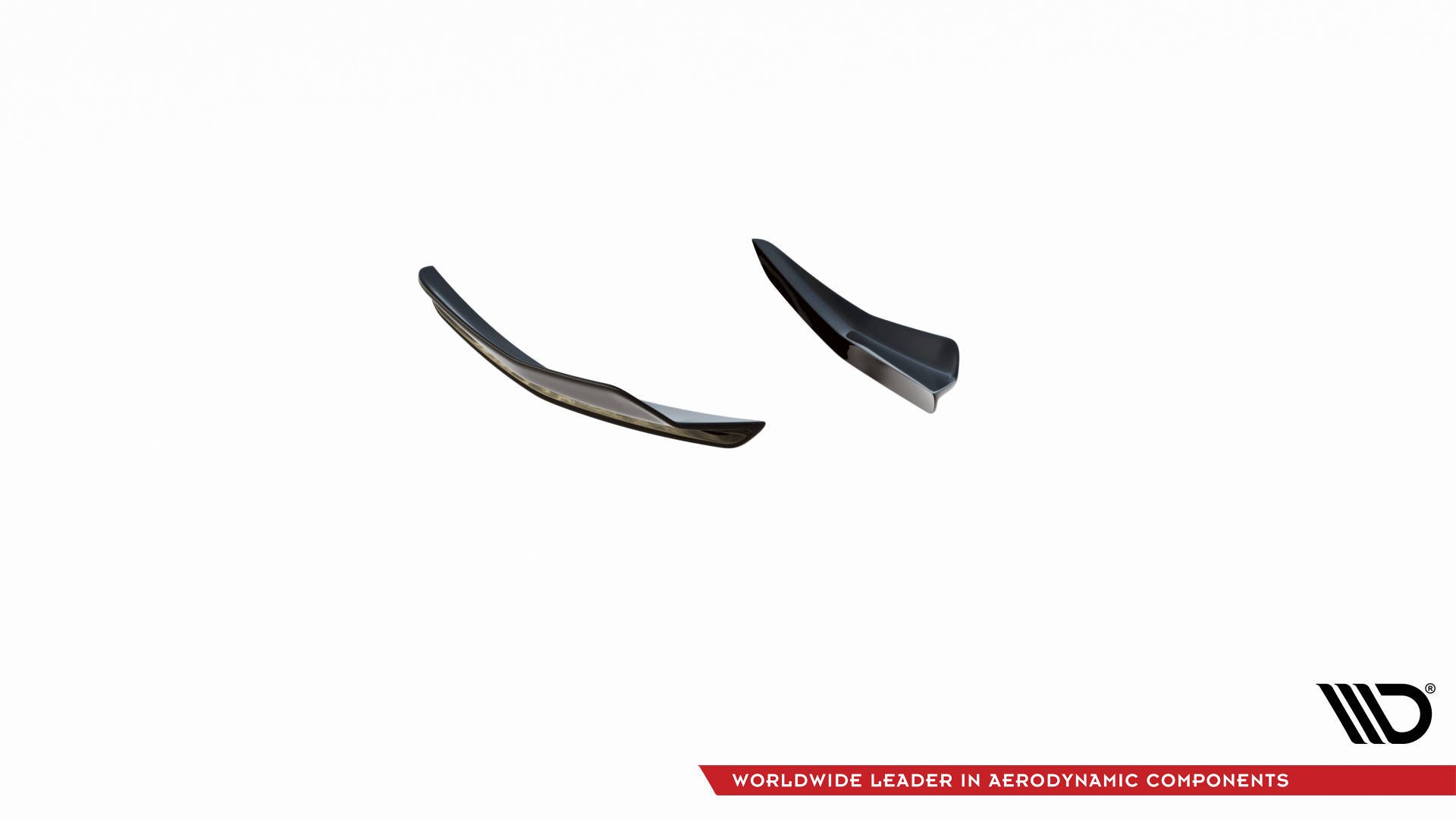 Stoßstangen Flaps Wings vorne Canards passend für VW Golf GTI Mk8