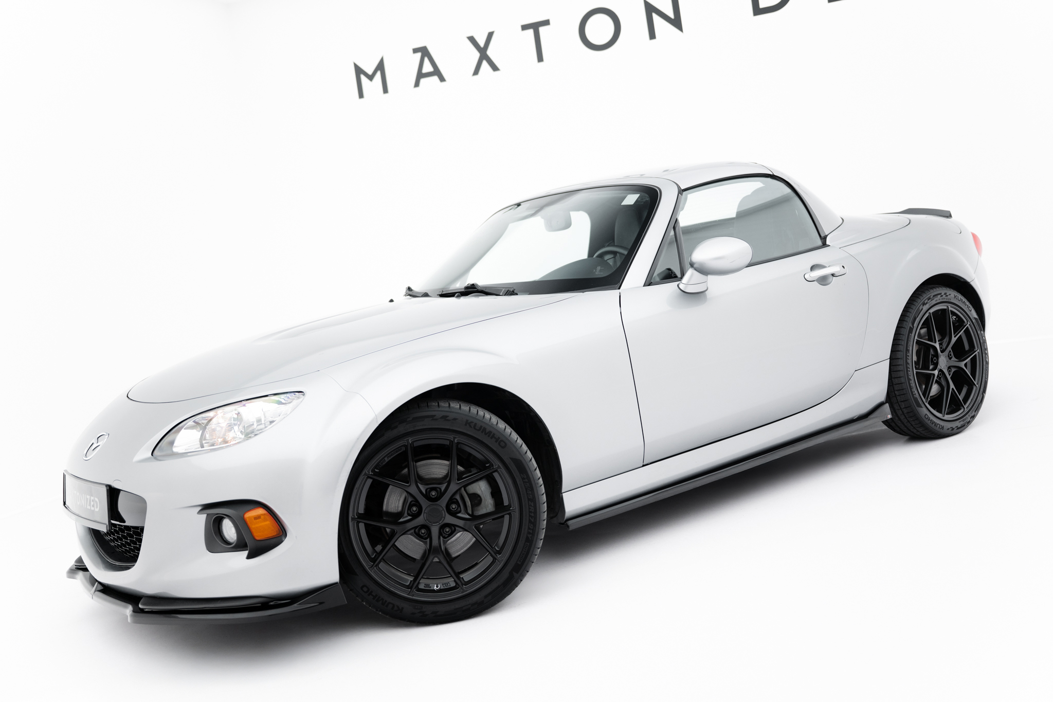 Street+ Seitenschweller Leisten passend für Mazda MX-5 Mk3 NC FL schwarz Hochglanz