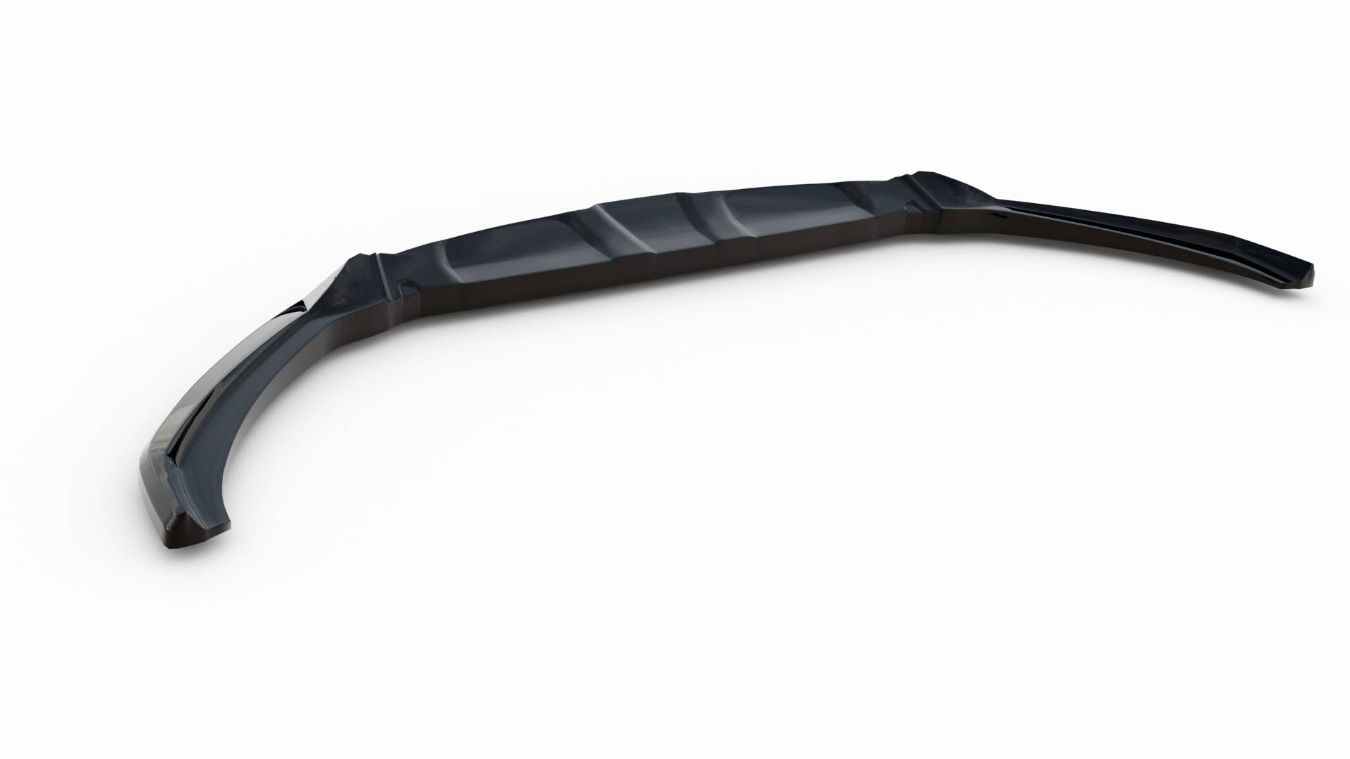 Frontlippe V.1 passend für Maserati Levante Mk1 schwarz Hochglanz