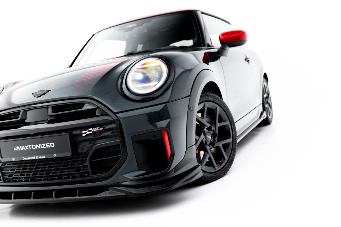 Frontlippe passend für Mini Cooper John Cooper Works F65 schwarz Hochglanz