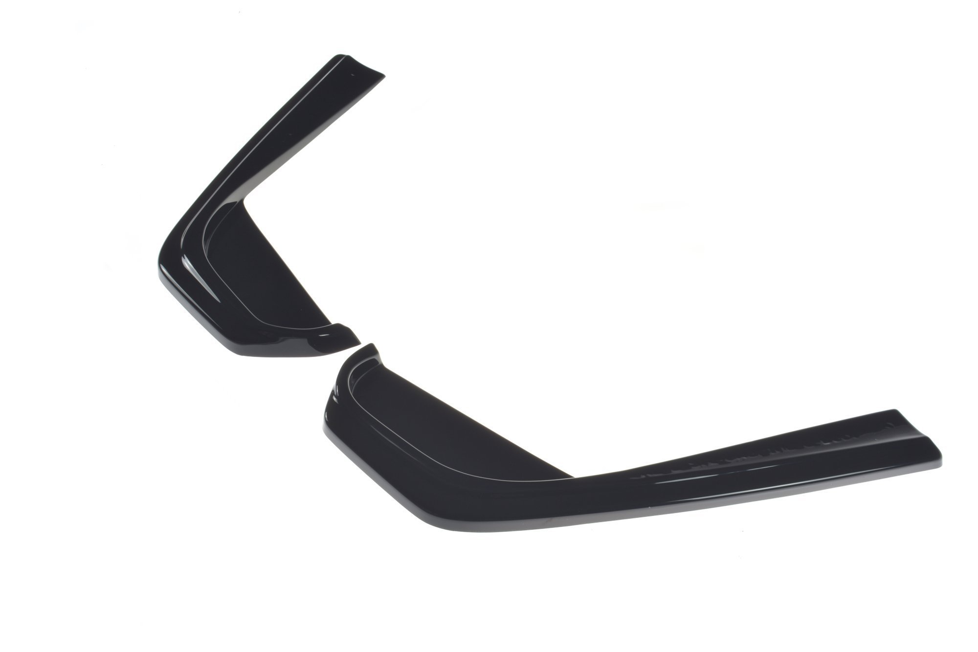 Heck Ansatz Flaps Diffusor für Mercedes-Benz E43 AMG / AMG-Line Limousine / Kombi W213 / S213 schwarz Hochglanz