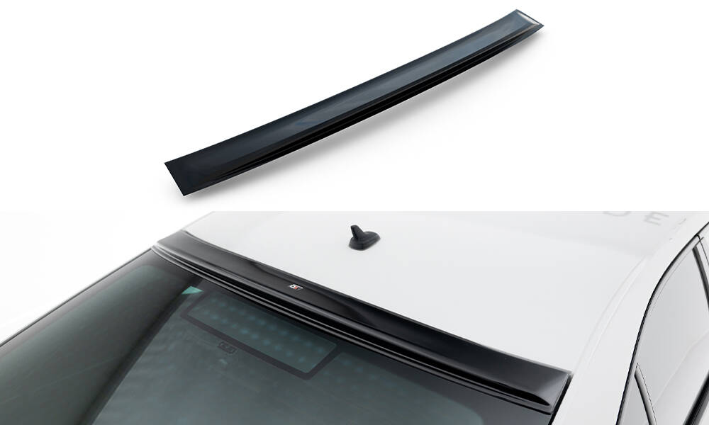 Heckscheiben Spoiler passend für Skoda Superb Liftback Mk3 / Mk3 FL schwarz Hochglanz