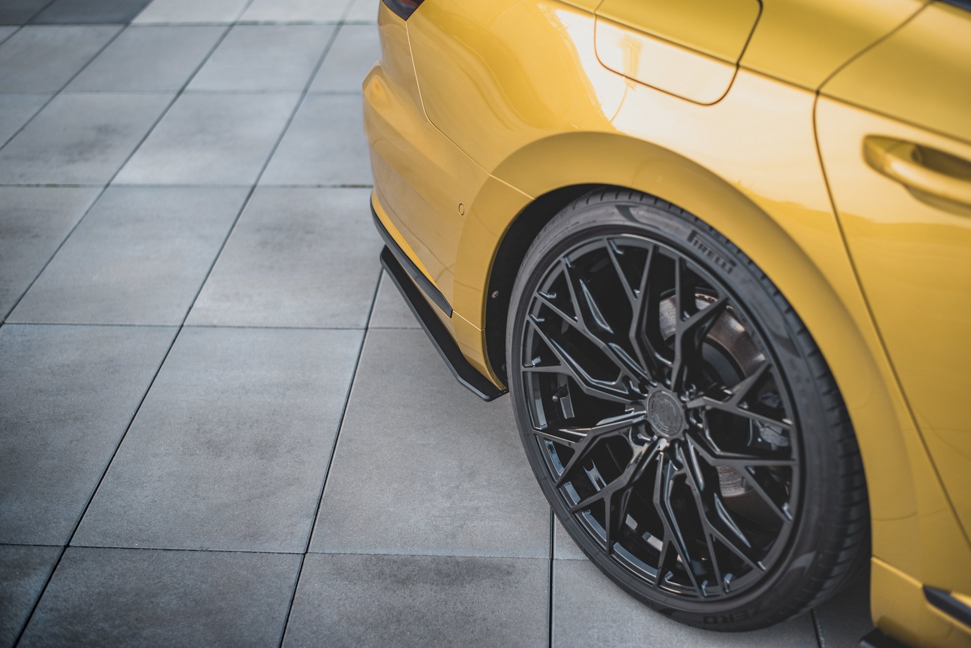 Street Pro Heck Ansatz Diffusor passend für VW Arteon R-Line rot