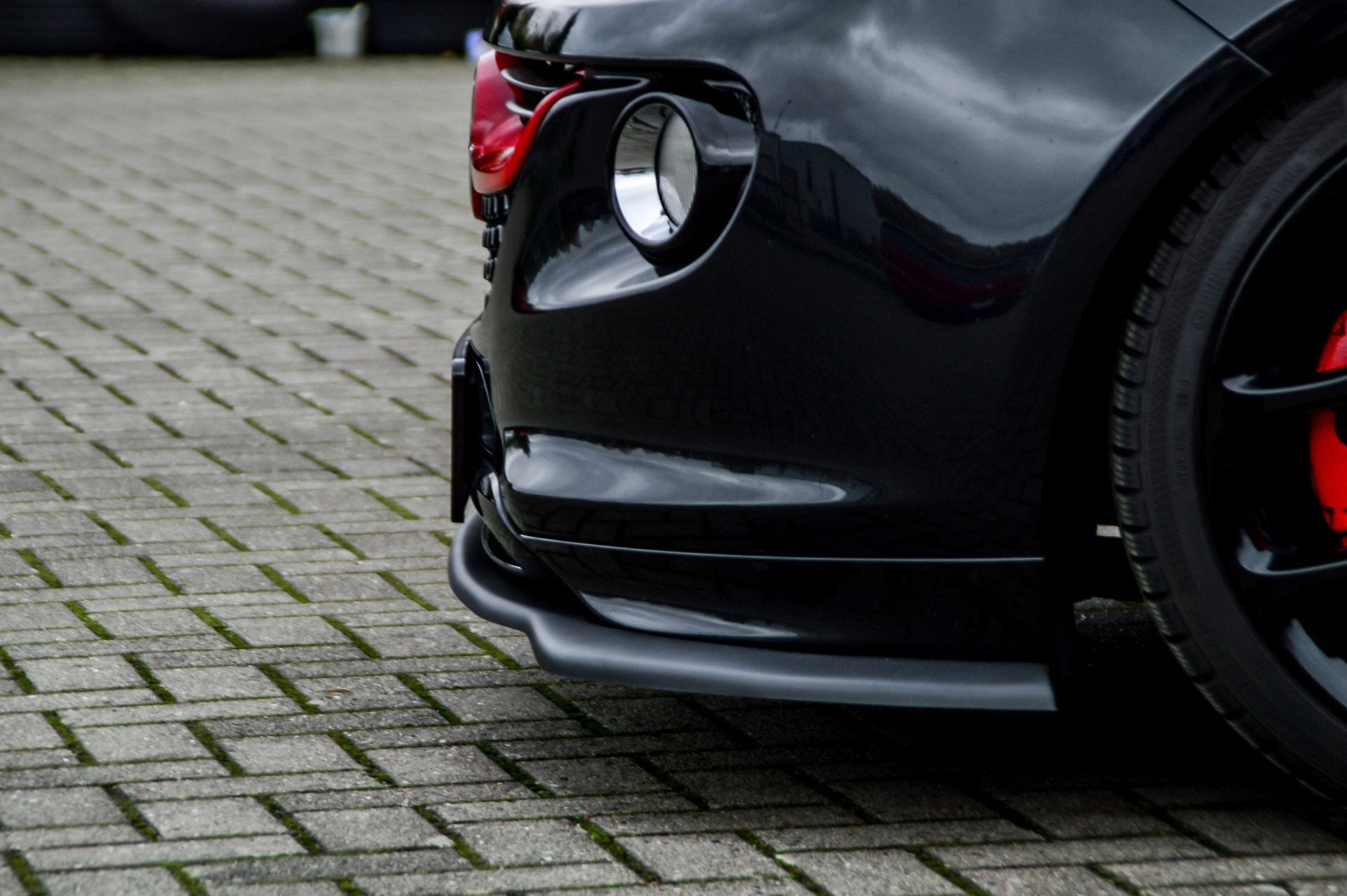 Cup Frontspoilerlippe für Opel Adam S + OPC-Line ab Bj. 2015- Carbon Optik