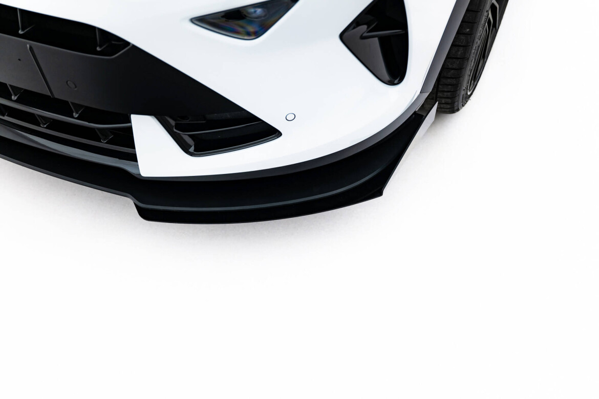Frontlippe passend für CUPRA Formentor Mk1 FL roter Kern + Hochglanz Flaps