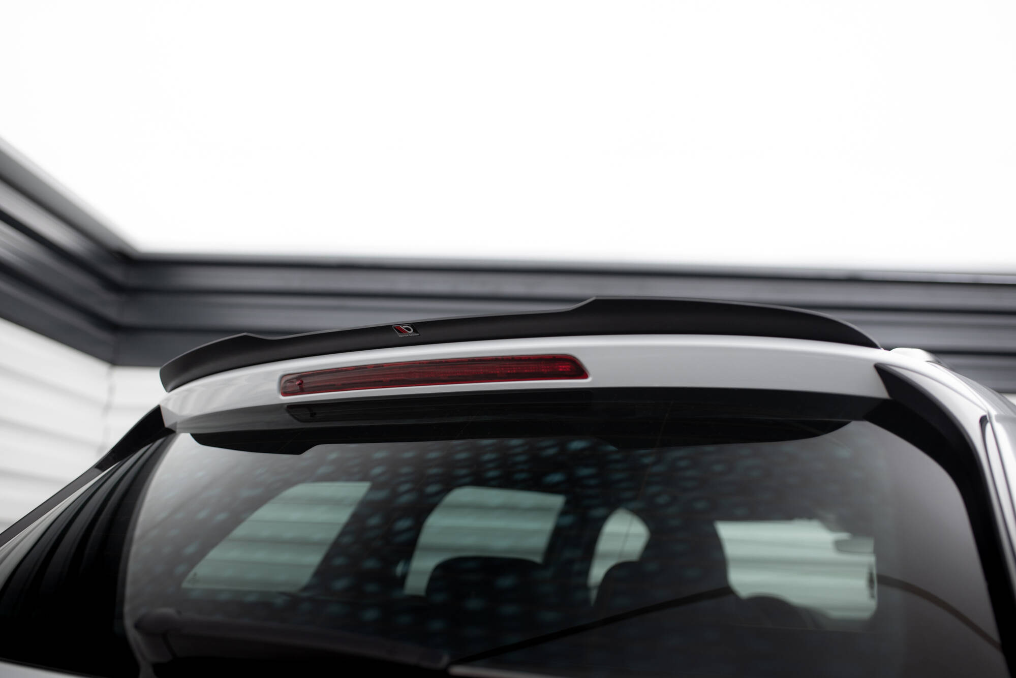 Spoiler CAP V.2 für Skoda Kodiaq Mk1 Sportline/RS schwarz Hochglanz