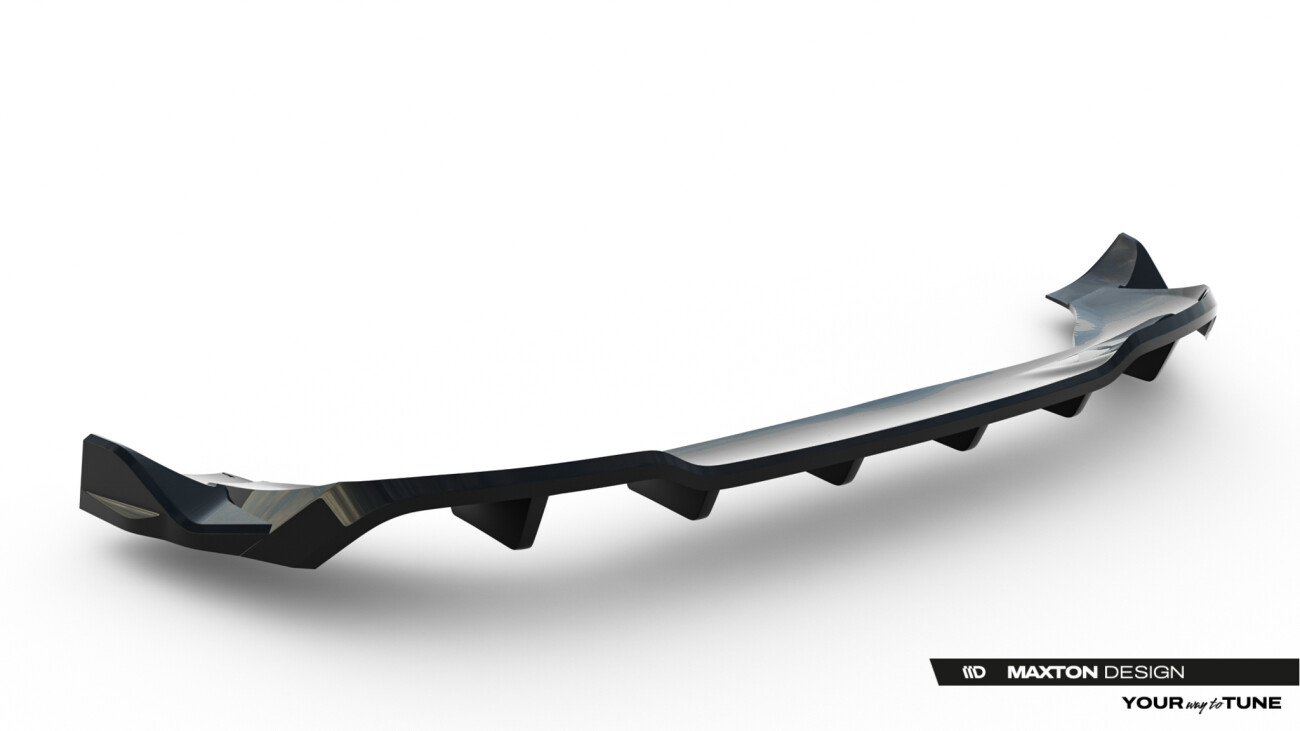 Diffusor RACE passend für Opel Grandland Mk1 schwarz Hochglanz
