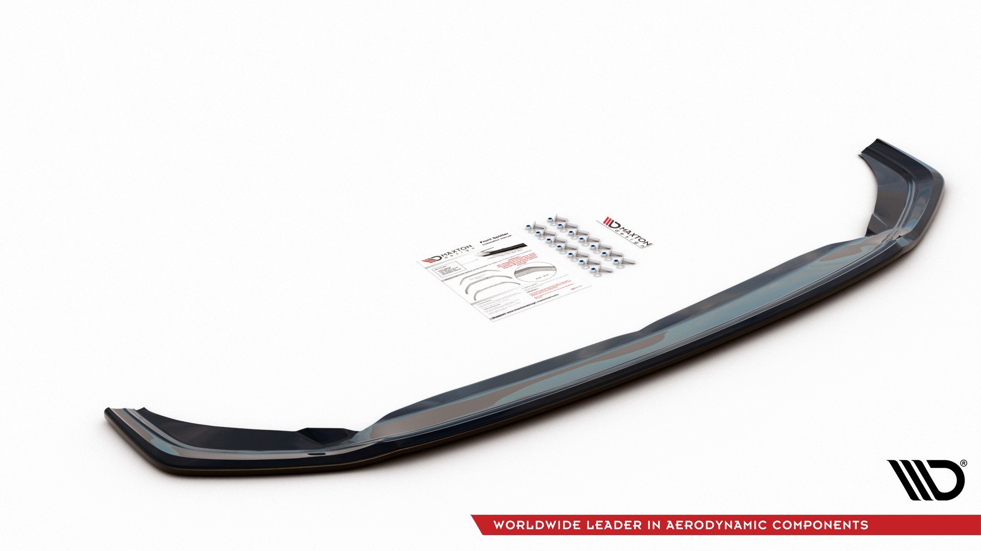Front Ansatz V.2 für VW Polo GTI / R-line Mk6 schwarz Hochglanz