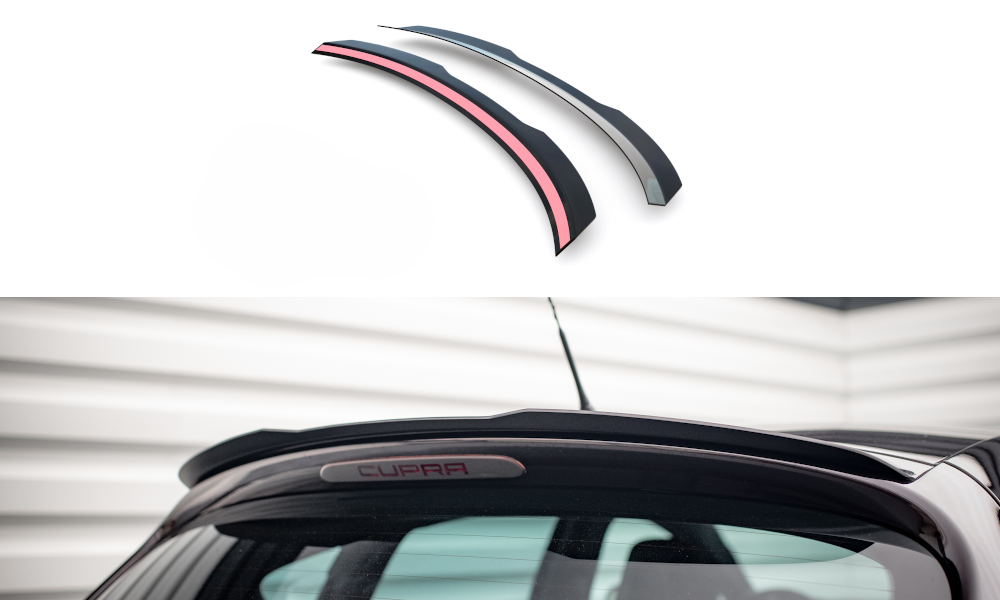 Spoiler CAP für Seat Leon Cupra / FR Mk2 schwarz Hochglanz