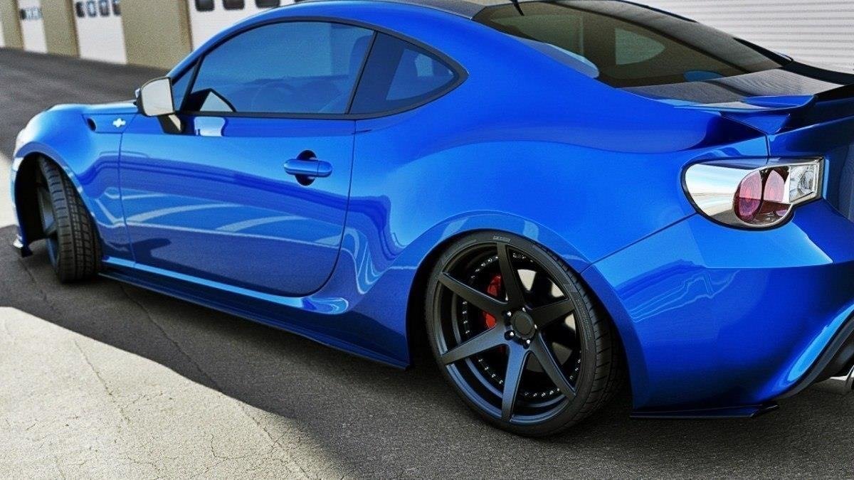Street+ Seitenschweller Leisten passend für Toyota GT86 schwarz Hochglanz