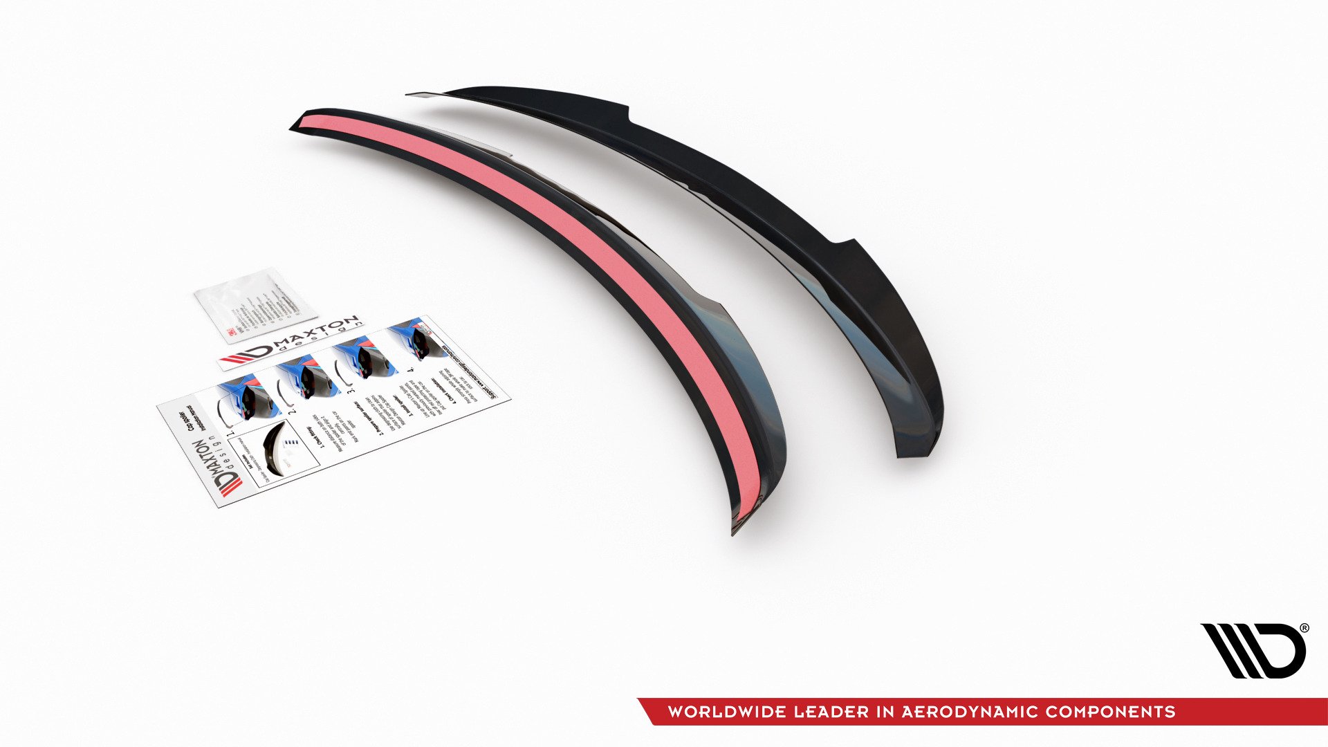 Spoiler CAP für Audi A6 Avant / A6 Allroad / A6 S-Line Avant / S6 Avant C8 / C8 Facelift schwarz Hochglanz