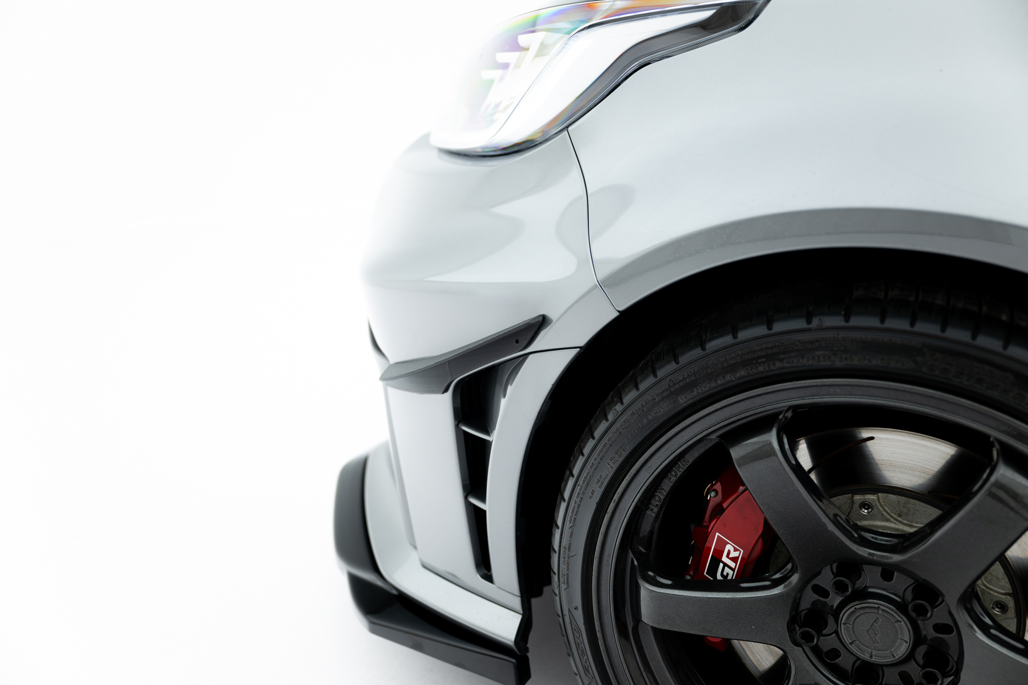 Stoßstangen Flaps Wings vorne Canards passend für Toyota GR Yaris Mk4 Facelift