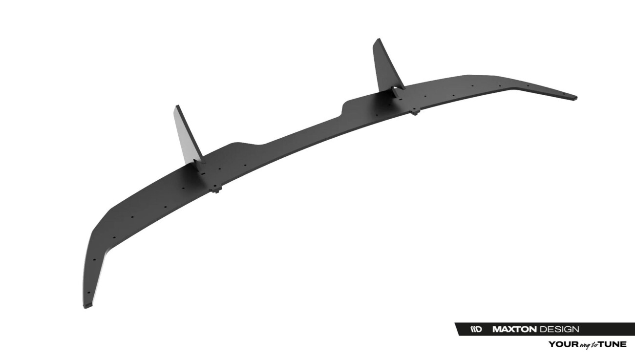 Heckansatz Diffusor passend für Jaguar F-Type X152 Facelift 2 schwarz-rot