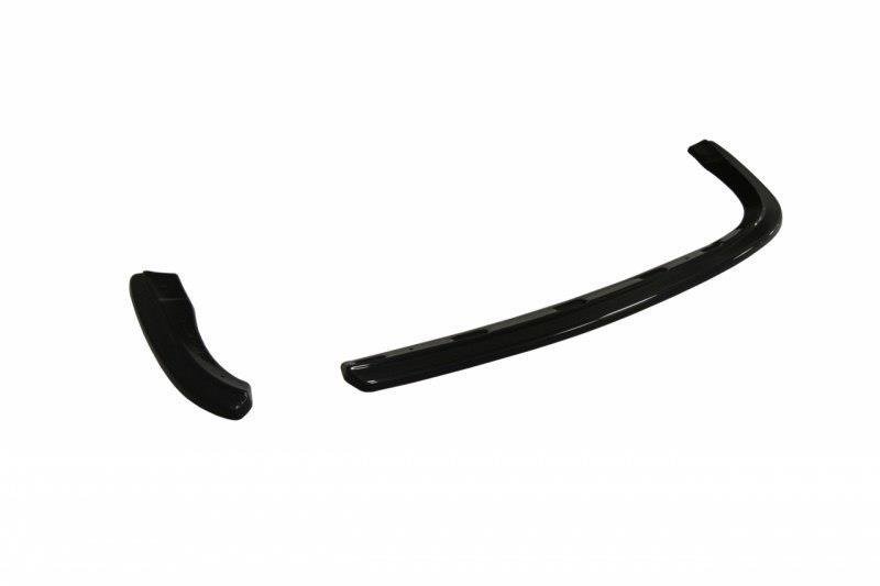 Street+ Mittlerer Diffusor Heck Ansatz passend für Alfa Romeo 159 schwarz Hochglanz