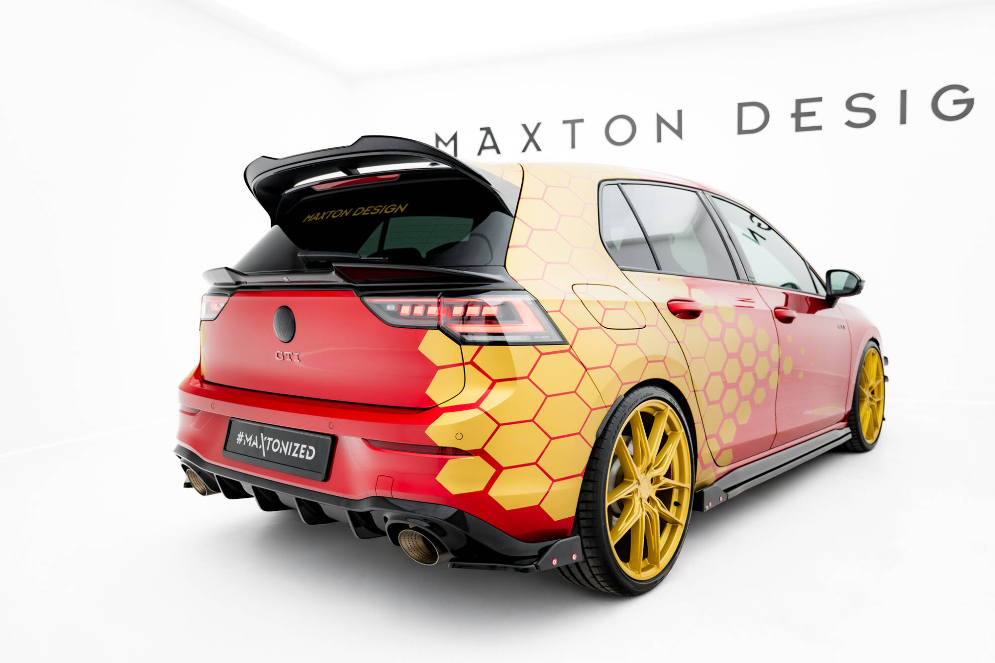 Street+ Heck Ansatz Flaps V.1 passend für VW Golf GTI Clubsport Mk8 FL
