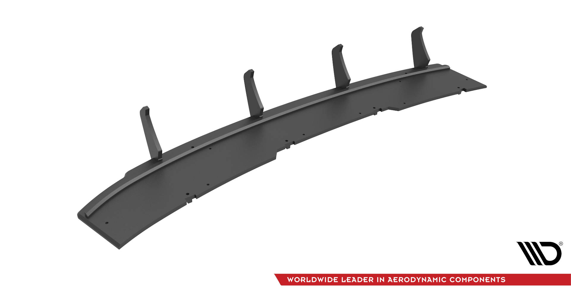 Street Pro Heckschürze Heck Ansatz Diffusor passend für Audi A4 Avant B9 rot