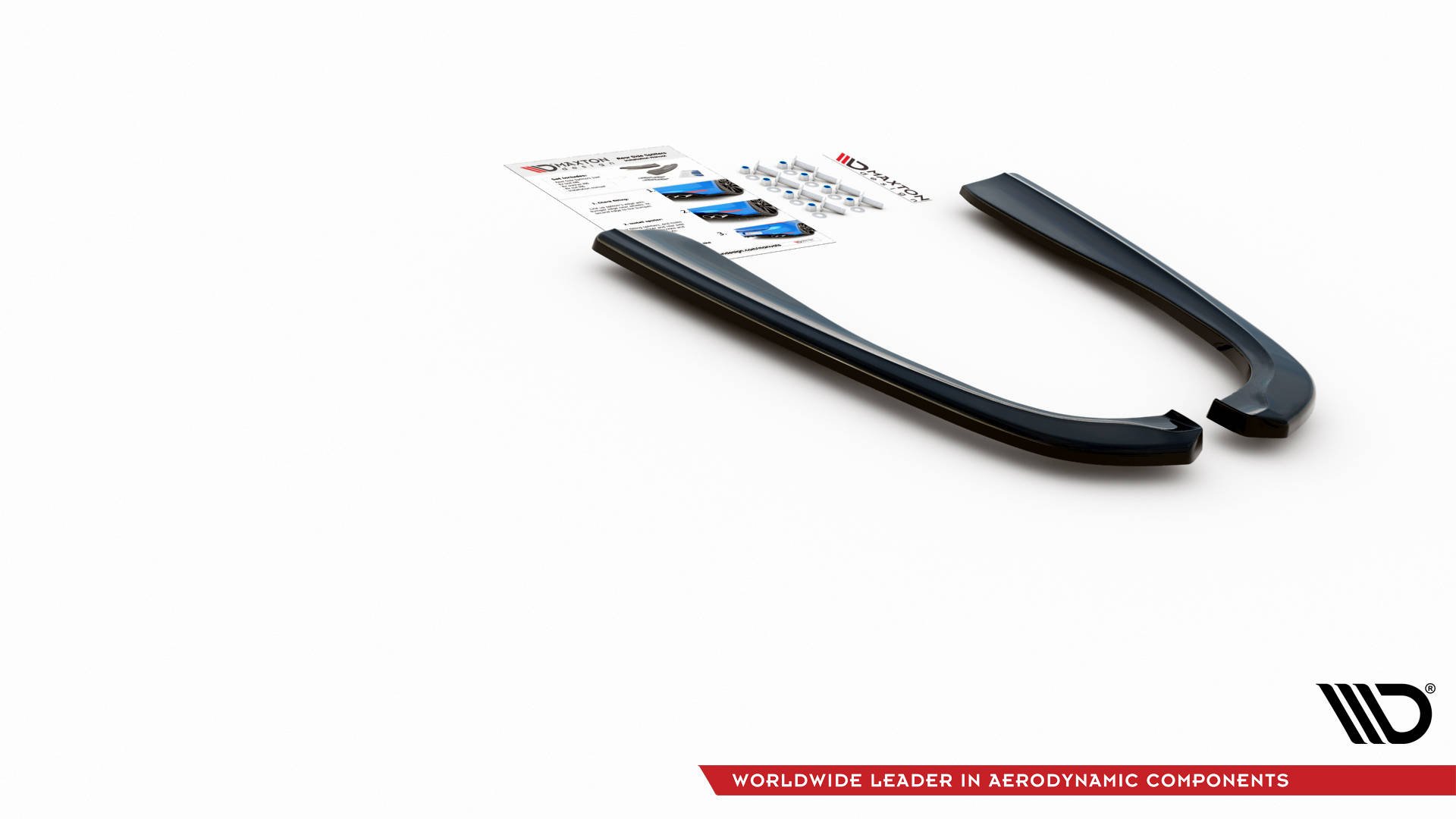 Street+ Heck Ansatz Flaps passend für BMW M5 / 5 M-Paket E39 schwarz Hochglanz