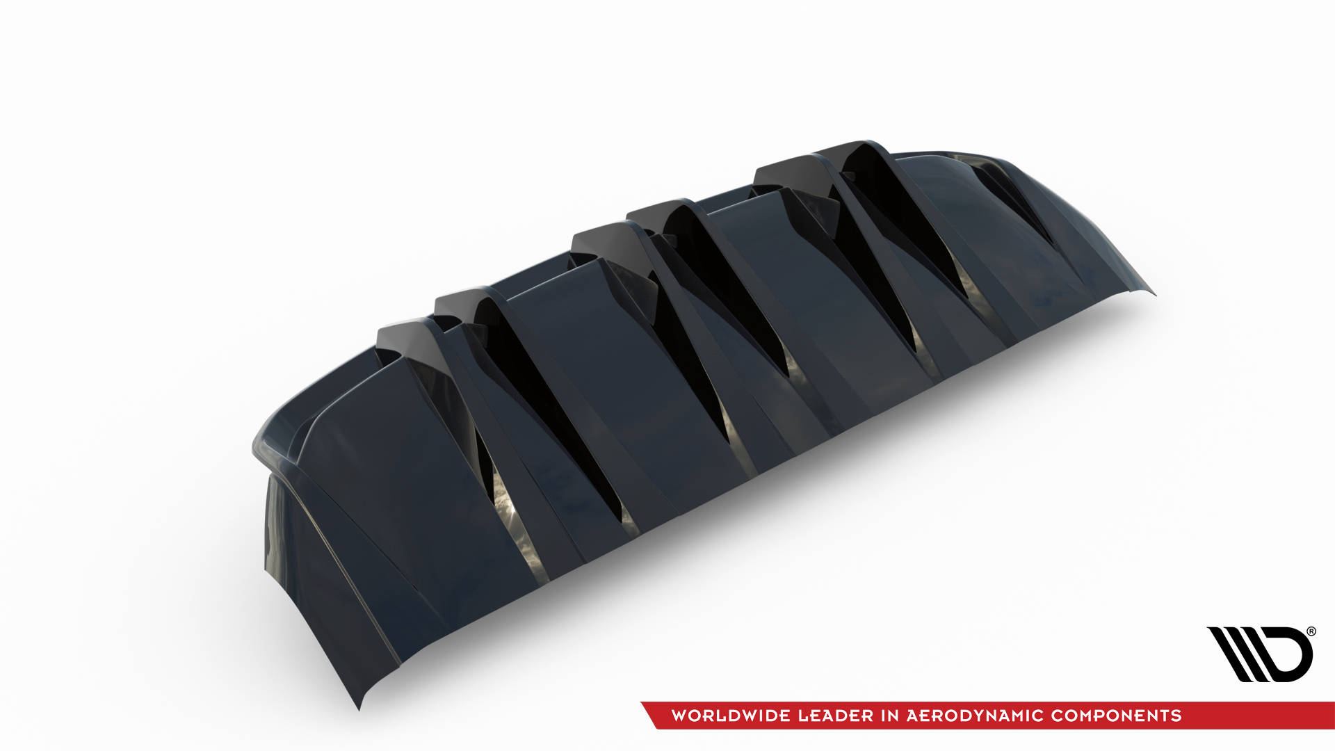 Street+ Heck Ansatz Diffusor passend für Audi e-Tron GT / RS GT Mk1 schwarz Hochglanz