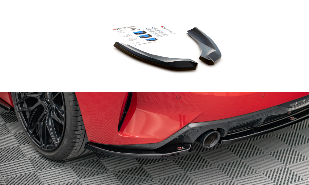 Street+ Heck Ansatz Flaps passend für BMW Z4 M-Paket G29 schwarz Hochglanz