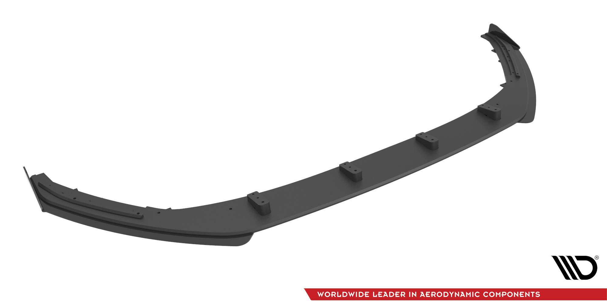 Street Pro Spoilerlippe Front Ansatz + Flaps passend für Audi A3 8Y schwarz