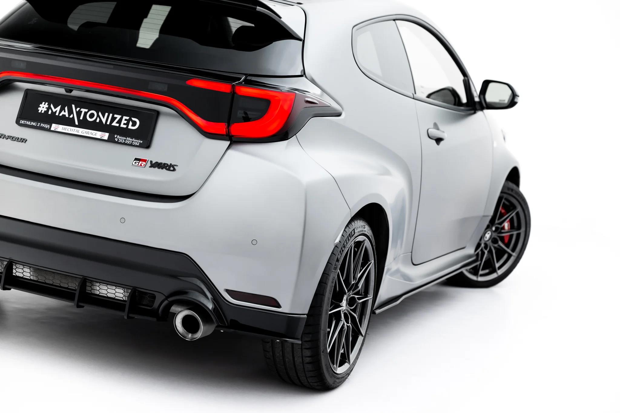 Diffusor Flaps passend für Toyota GR Yaris Mk4 Facelift schwarz matt