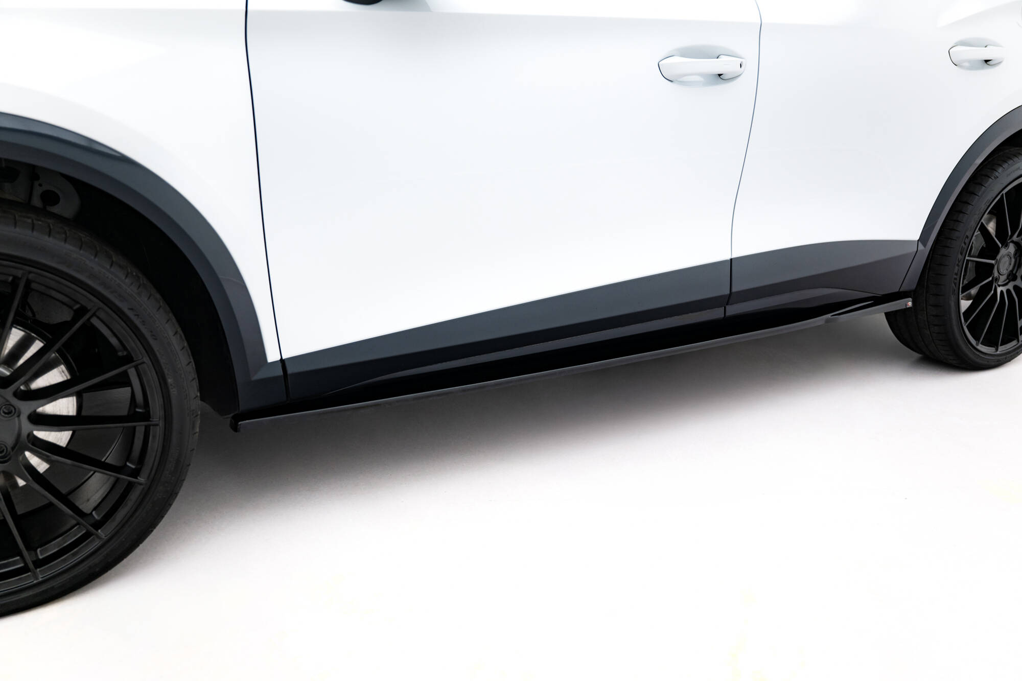 Seitenschweller Ansatz Paar V.1 passend für CUPRA Formentor Mk1 FL schwarz Hochglanz