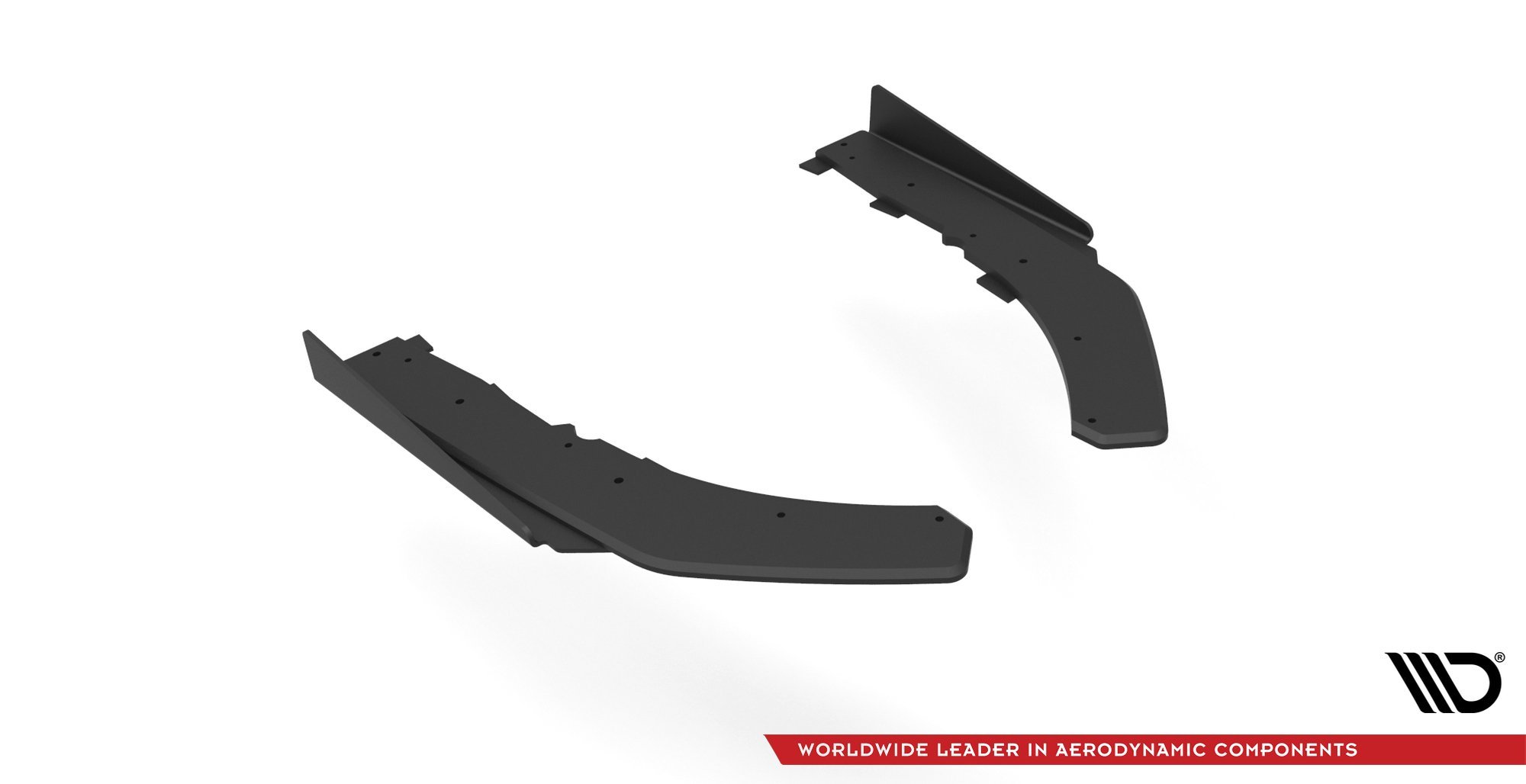 Street Pro Heck Ansatz Flaps passend für BMW 4er M-Paket G22 rot+ Hochglanz Flaps