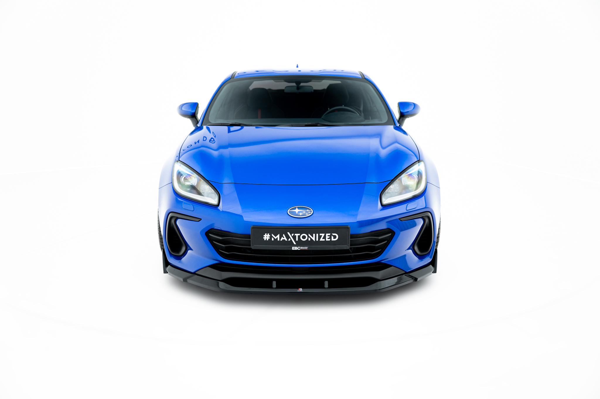 Street+ Spoilerlippe Front Ansatz V.3 passend für Subaru BRZ Mk2 schwarz Hochglanz
