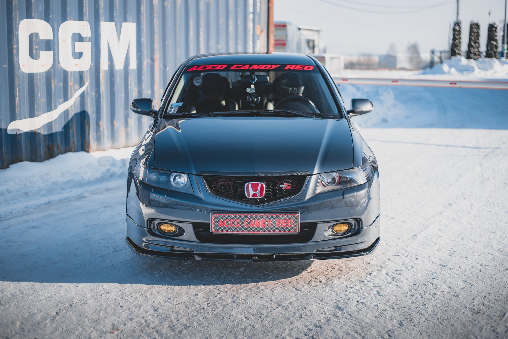 Street+ Spoilerlippe Front Ansatz V.3 passend für Honda Accord Mk7 Type-S schwarz matt