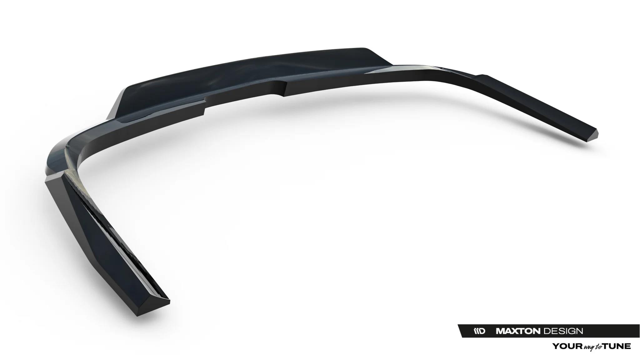 Street+ Mittlerer Diffusor RACE passend für Volvo XC90 Mk2 Facelift 2 schwarz Hochglanz