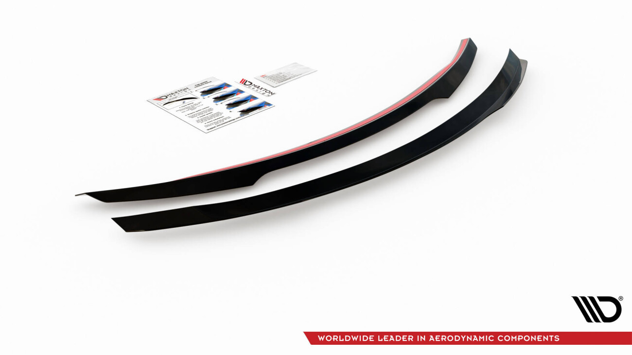 Heckspoiler Lippe passend für Infiniti Q60 S Mk2 schwarz matt