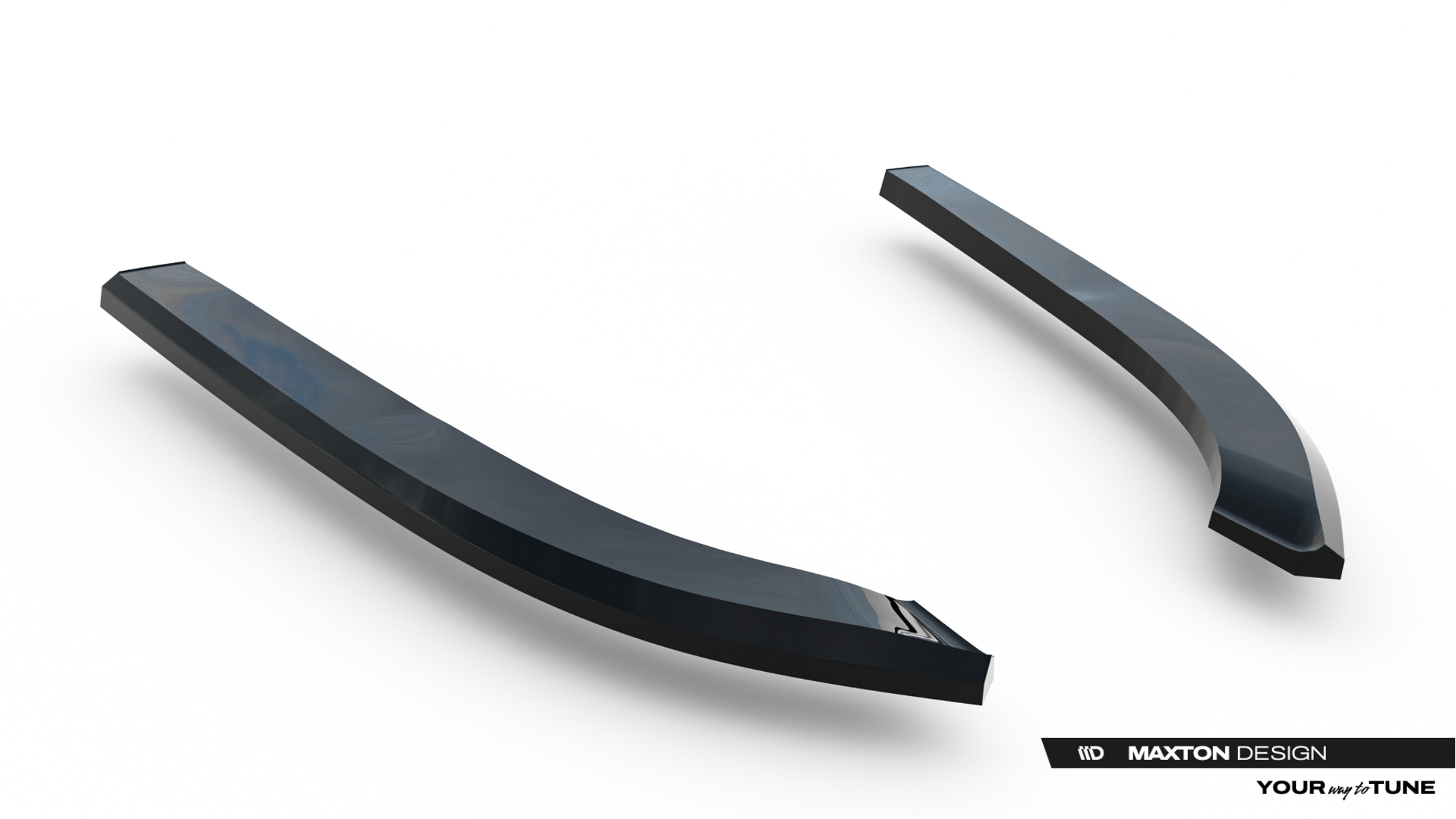 Diffusor Flaps passend für VW Jetta GLI Mk7 Facelift 2 schwarz Hochglanz