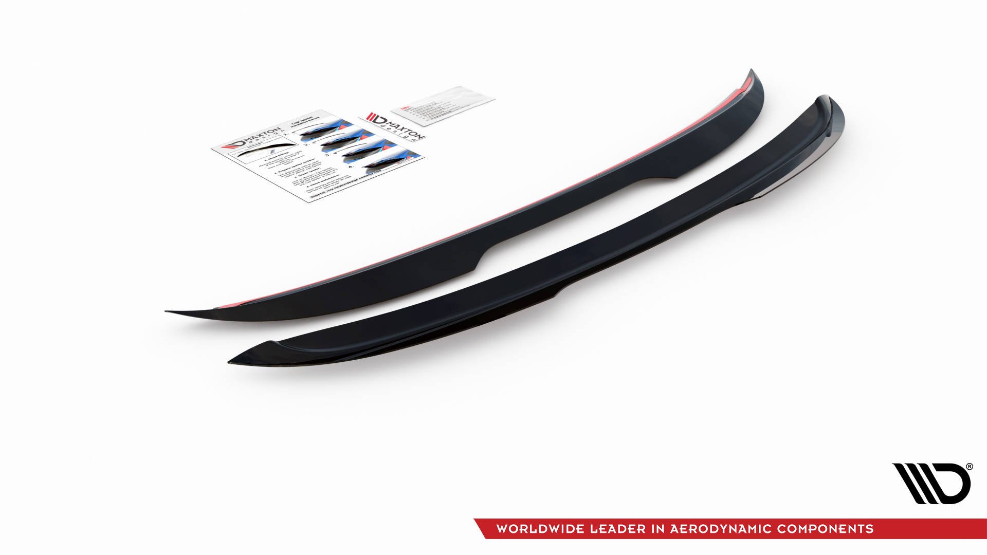 Heck Spoiler Aufsatz Abrisskante passend für Peugeot 308 GT Mk2 FL schwarz Hochglanz