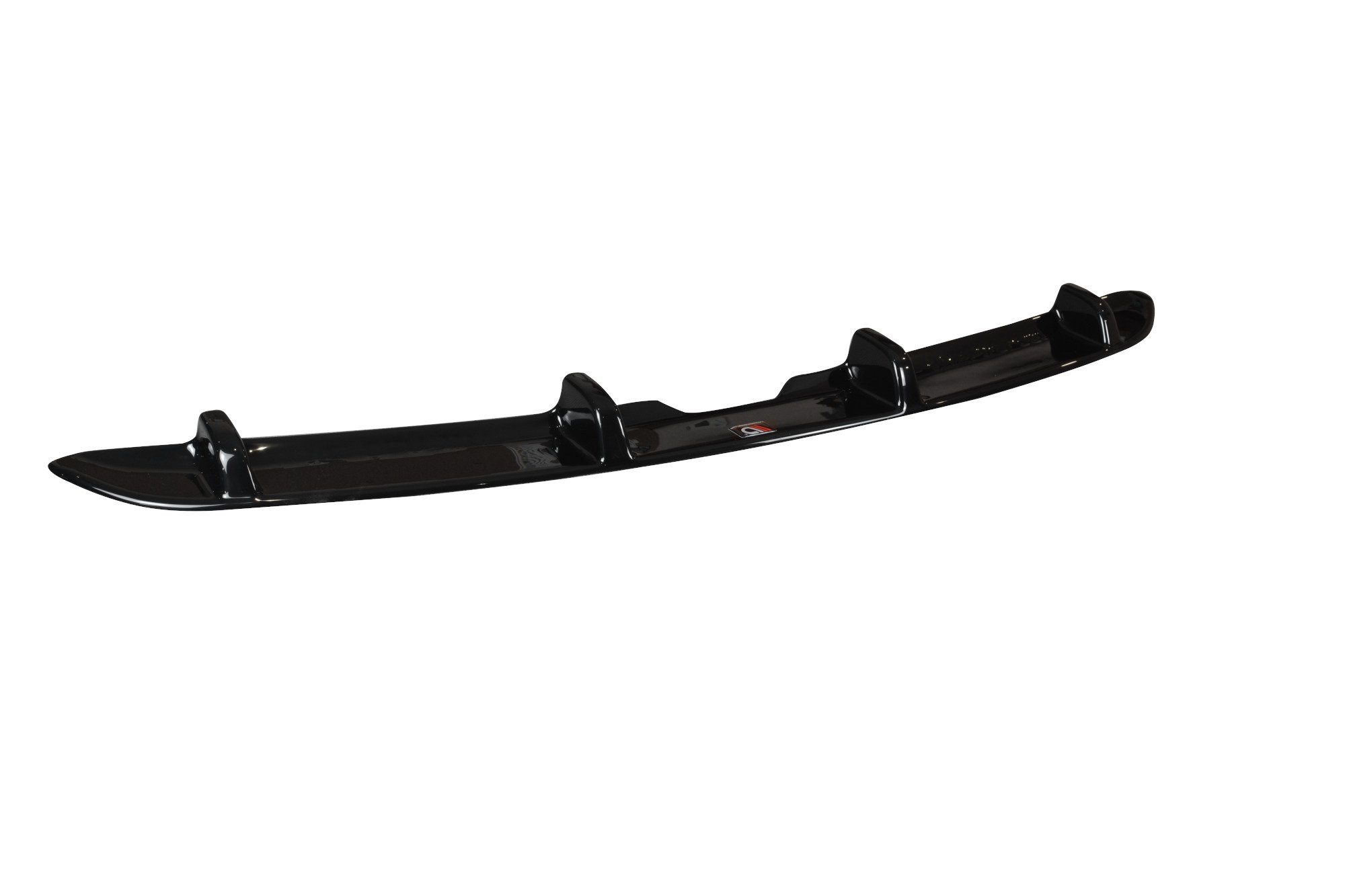 Diffusor Heck Ansatz für Mercedes CLA C117 AMG-LINE FACELIFT schwarz Hochglanz