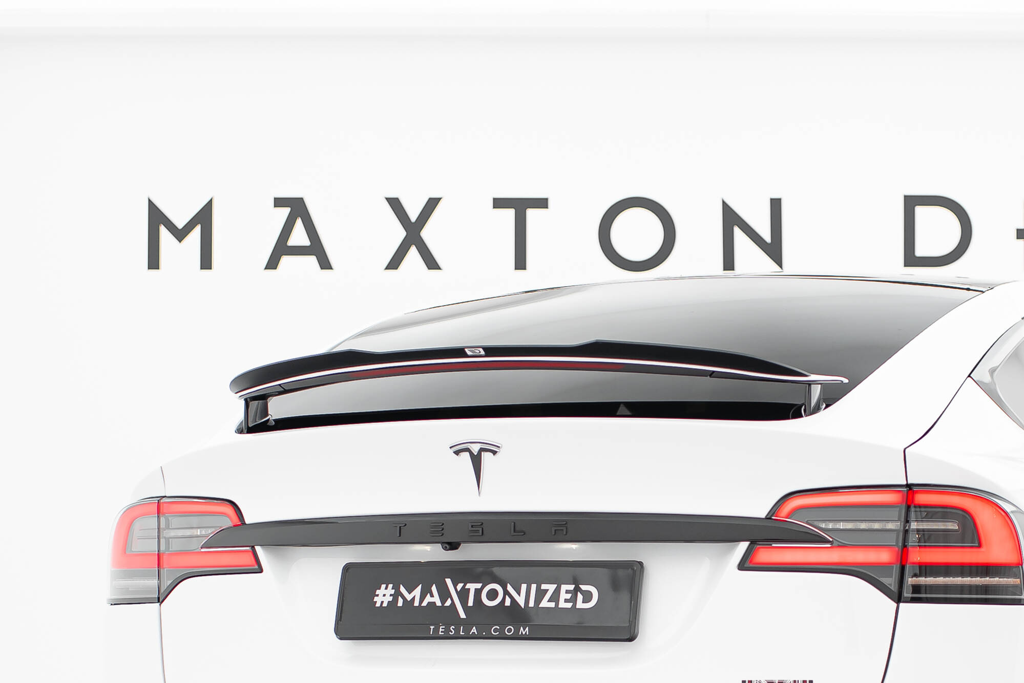 Heckspoiler Lippe V.1 passend für Tesla MODEL X schwarz Hochglanz