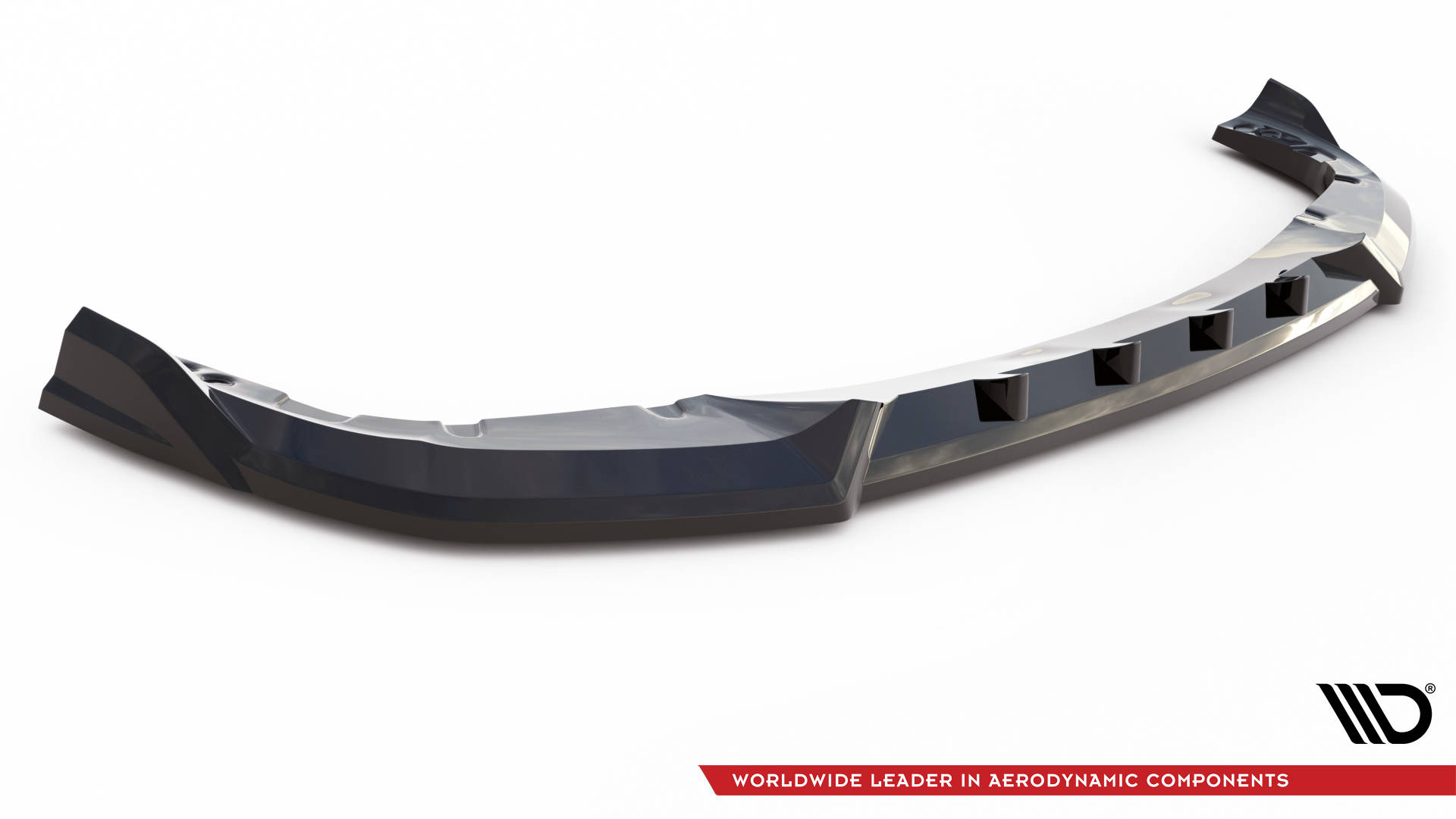 Street+ Spoilerlippe Front Ansatz V.2 passend für BMW X6 M F96 schwarz Hochglanz