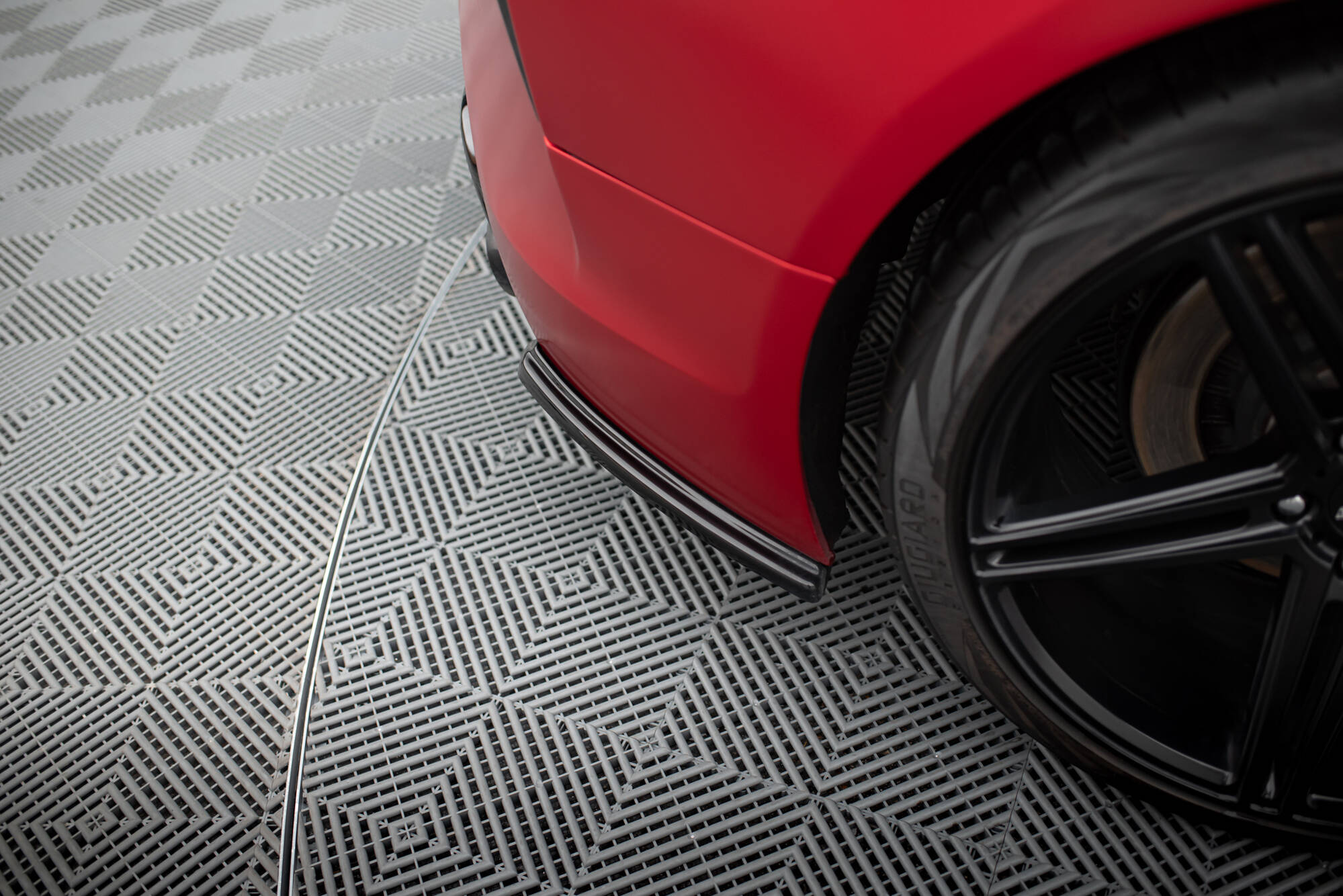 Street+ Heck Ansatz Flaps passend für Lexus LC 500 schwarz Hochglanz
