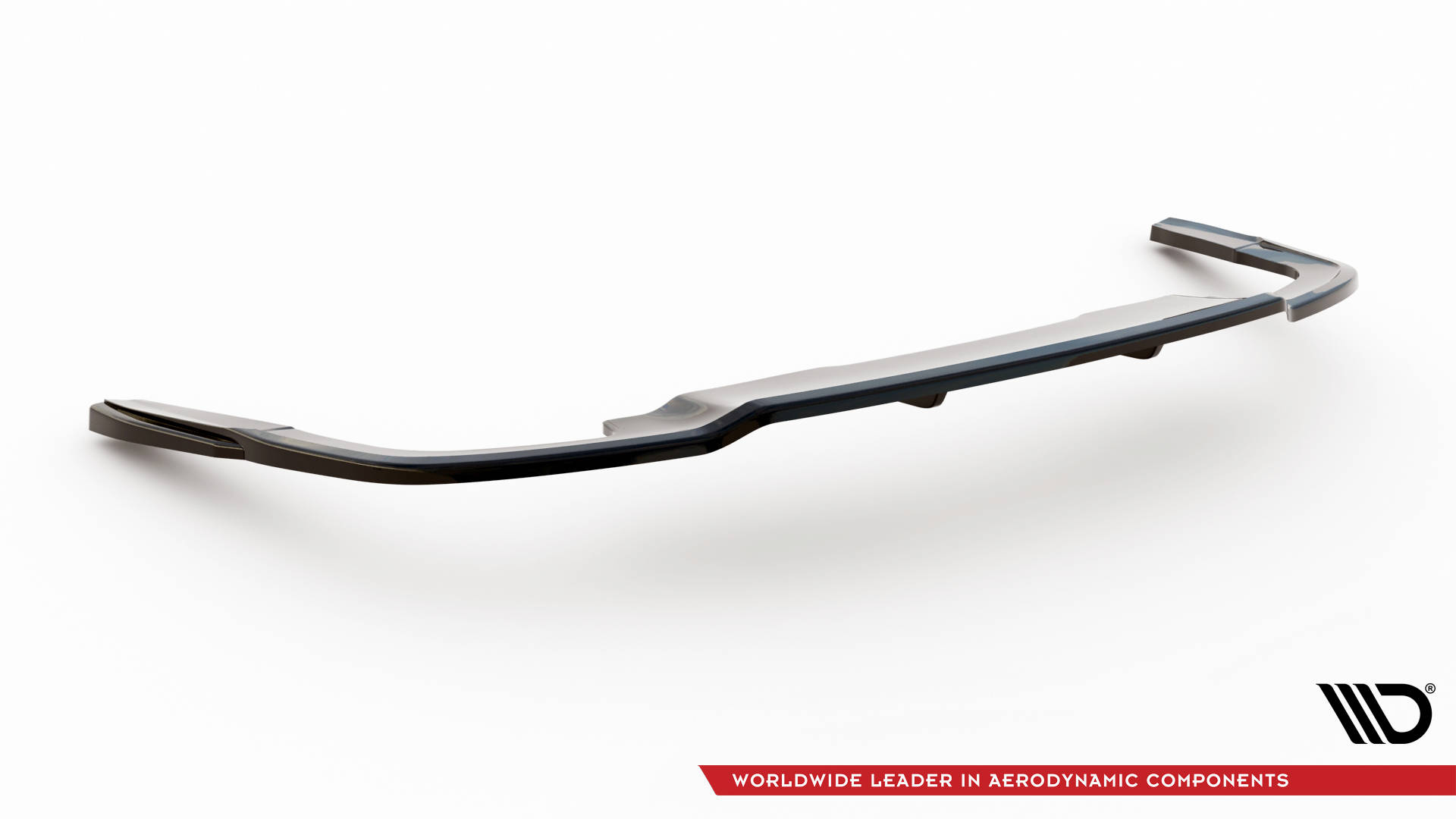 Street+ Mittlerer Diffusor RACE Heck Ansatz passend für Audi A5 S-Line F5 FL schwarz Hochglanz
