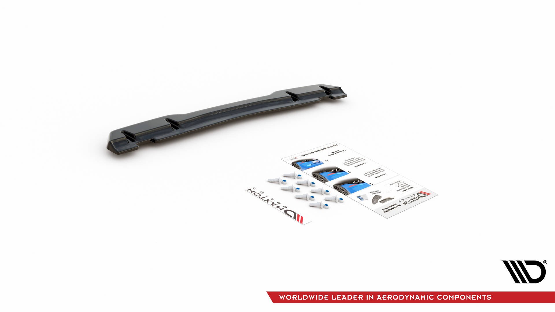 Street+ Mittlerer Diffusor Heck Ansatz RACE passend für Toyota GR Yaris Mk4 Carbon Look
