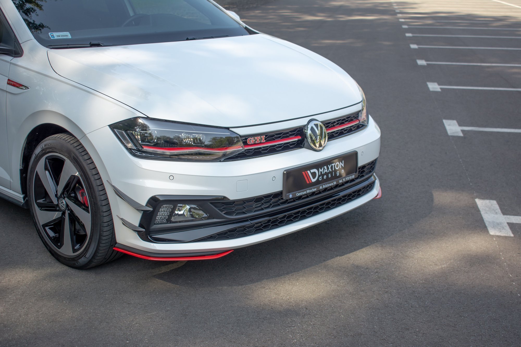 Front Ansatz für Seite Volkswagen Polo GTI / R-line Mk6