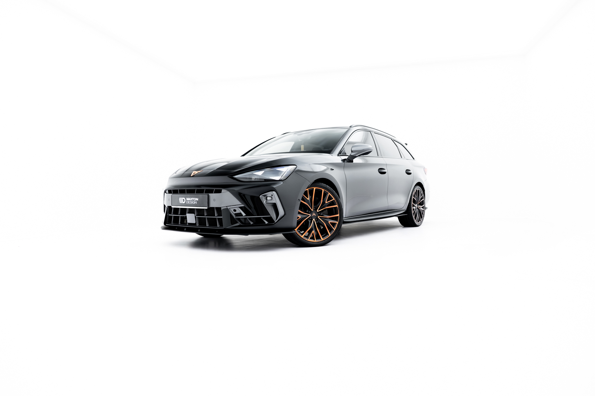 Frontlippe passend für CUPRA Leon ST / Hatchback Mk1 FL roter Kern