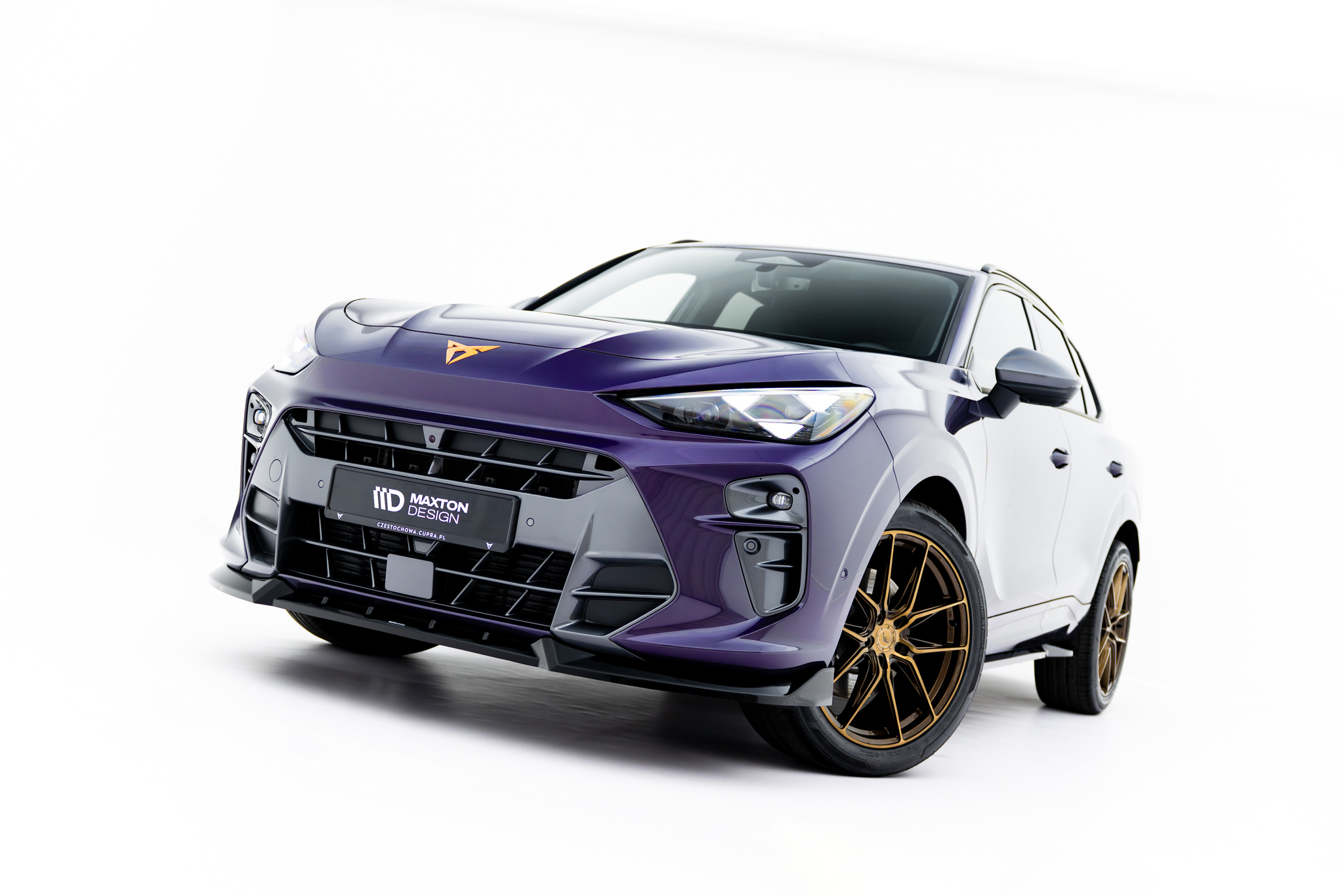 Frontlippe V.1 passend für CUPRA Terramar Mk1 schwarz Hochglanz