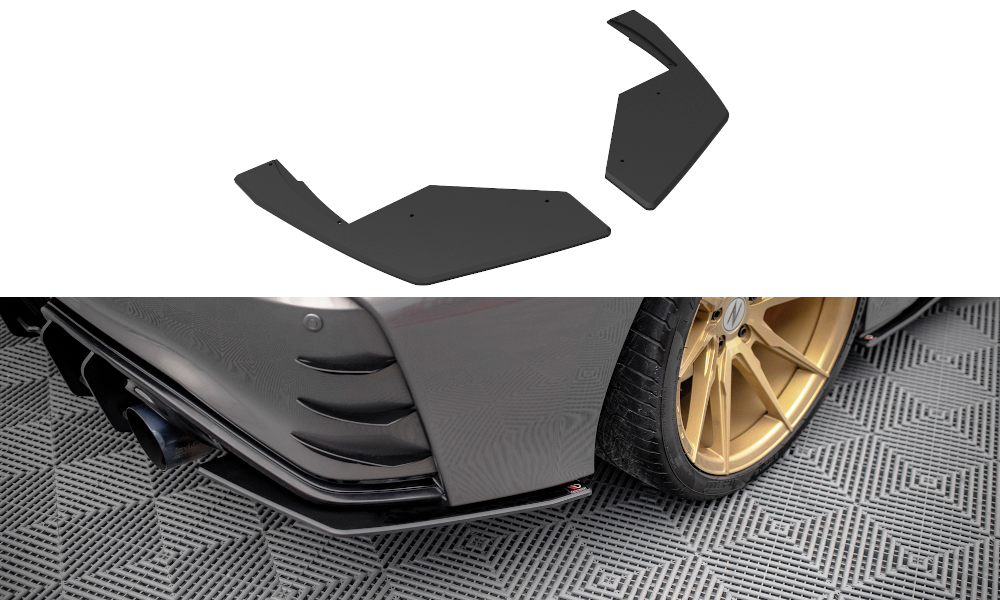 Street Pro Heck Ansatz Flaps passend für Nissan 370Z Nismo FL rot