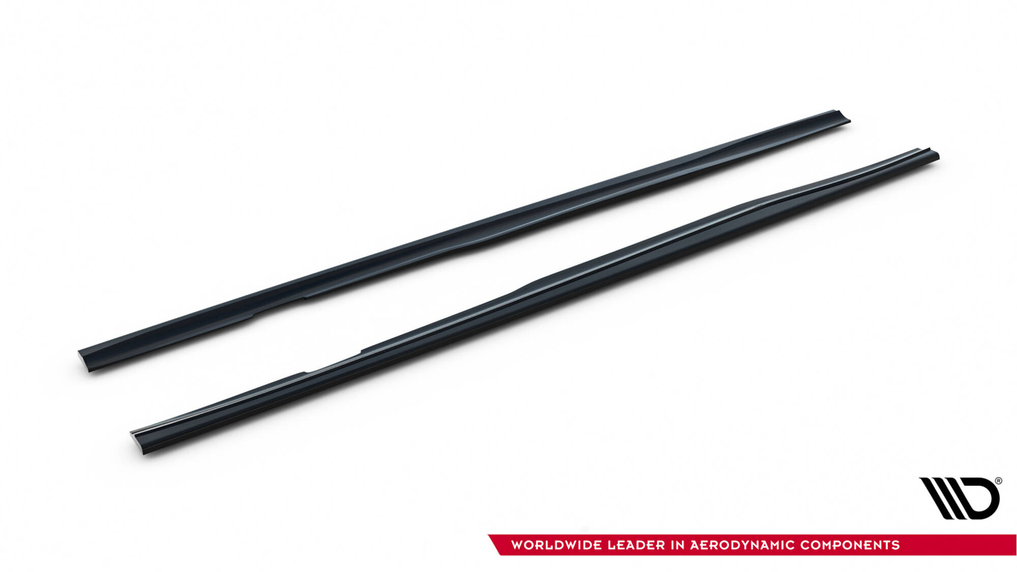 Street+ Seitenschweller Leisten passend für Ford Focus ST / ST-Line Hatchback / Kombi Mk3 / Mk3 FL schwarz Hochglanz