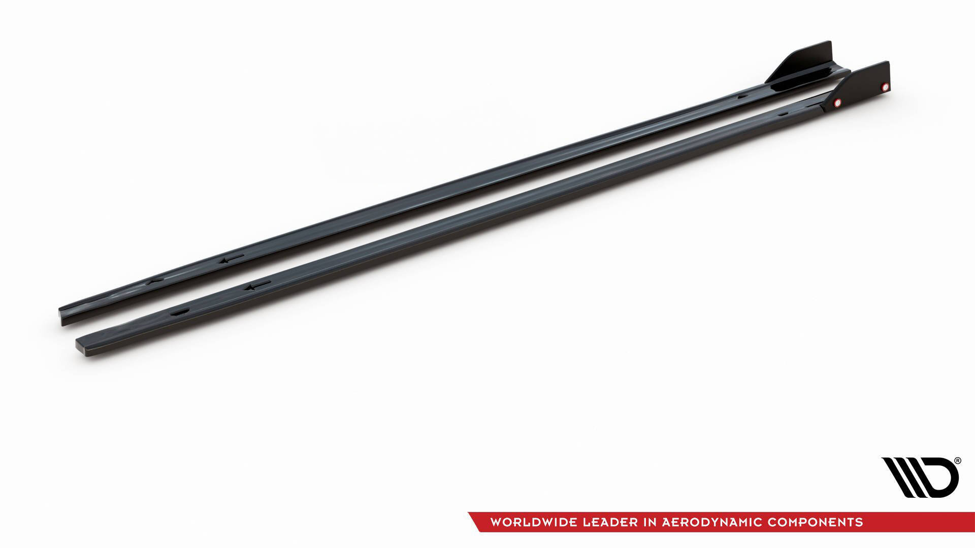 Street+ Seitenschweller Leisten V.2 + Flaps passend für VW Golf GTI / GTE / GTI Clubsport / GTD / R-Line Mk8