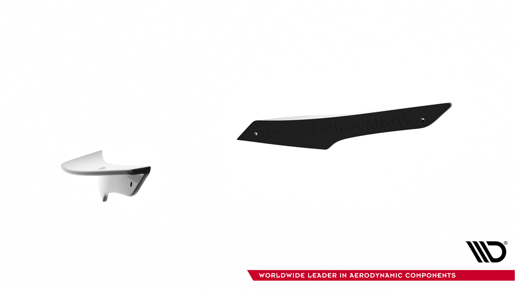 Stoßstangen Flaps Wings vorne Canards passend für Toyota GR Yaris Mk4 Facelift