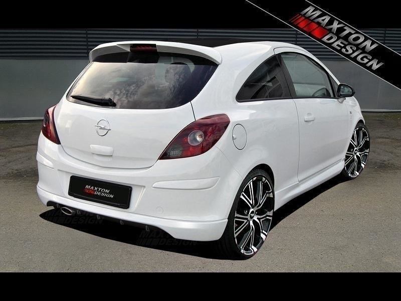 Diffusor Heck Ansatz für OPEL CORSA D