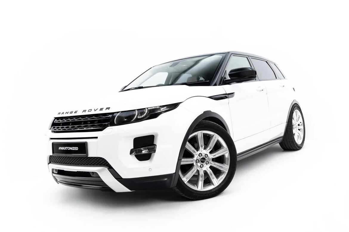 Frontlippe passend für Land Rover Range Rover Evoque Mk1 schwarz Hochglanz