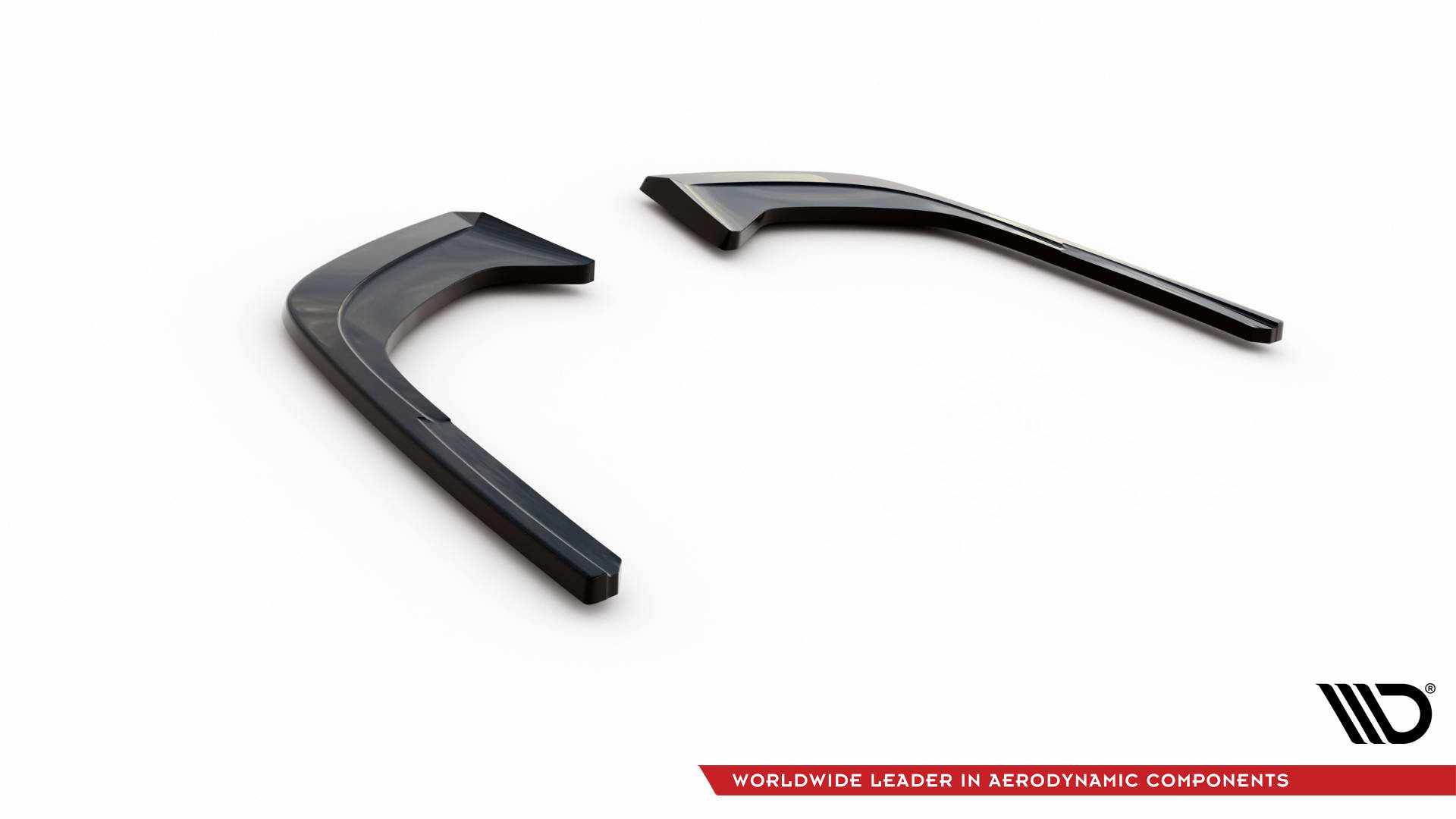 Street+ Heck Ansatz Flaps passend für Audi A4 B9 FL schwarz Hochglanz
